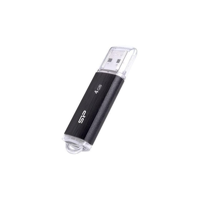Pendrive Silicon Power Ultima U02 4GB USB 2.0 kolor czarny (SP004GBUF2U02V1K) Pendrive Silicon Power Ultima U02 4GB USB 2.0 kolor czarny (SP004GBUF2U02V1K)