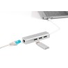 Digitus Hub USB 3.0 Type-C™ z Gigabit Ethernet
