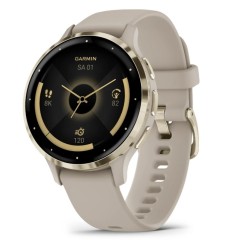 Garmin Venu 3S - 41 mm - inteligentny zegarek z paskiem - Francuski Szary