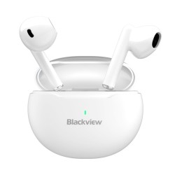 Blackview AirBuds 6 Zestaw słuchawkowy True Wireless Stereo (TWS) Douszny Połączenia/muzyka USB Type-C Bluetooth Biały