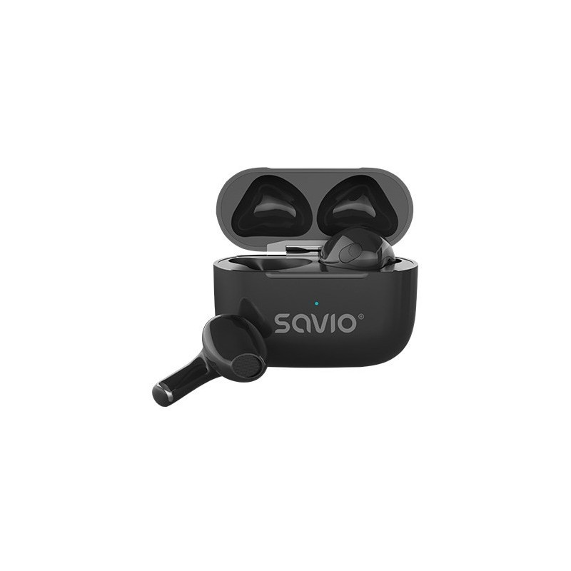 SAVIO SŁUCHAWKI BEZPRZEWODOWE BLUETOOTH TWS-02 PRO SAVIO SŁUCHAWKI BEZPRZEWODOWE BLUETOOTH TWS-02 PRO