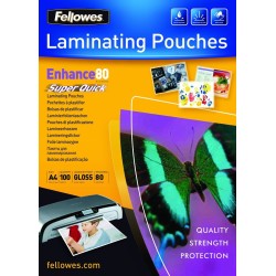 LAMINATING POUCH A4/100PCS 5440001 FELLOWES