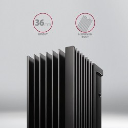 Axagon CLR-M2XL system chłodzenia komputerów M.2 NVMe SSD, Dysk SSD Radiator Czarny 1 szt.