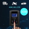 Qoltec 52426 Automatyczna ładowarka do akumulatora AGM GEL STD 6V/12V| 2A | Prostownik z funkcją naprawy i wyświetlaczem LED