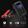 Qoltec 52426 Automatyczna ładowarka do akumulatora AGM GEL STD 6V/12V| 2A | Prostownik z funkcją naprawy i wyświetlaczem LED