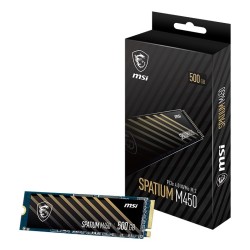 SSD PCIE G4 M.2 NVME 500GB/SPAT. M450 S78-440K380-P83 MSI