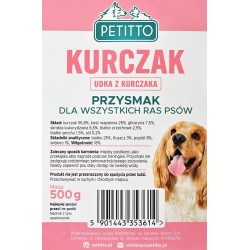 PETITTO - Udka z kurczaka -Przysmak dla psa - 500g