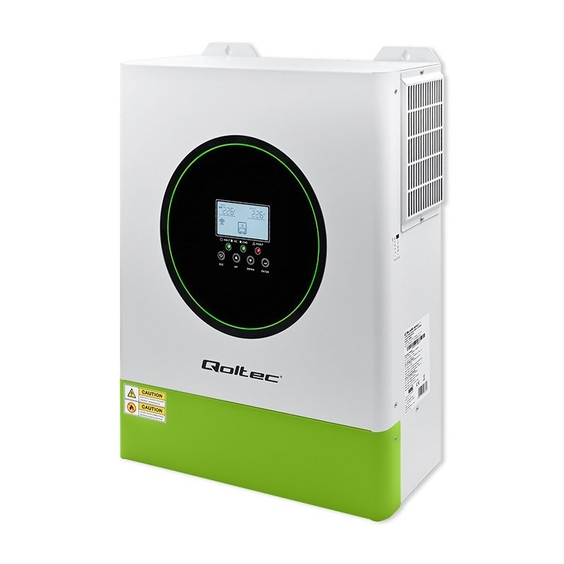 Hybrydowy inwerter solarny Qoltec Off-Grid 11000W | 160A | 48V | MPPT | BMS | Sinus | opcja Wi-Fi | Power Factor 1.0