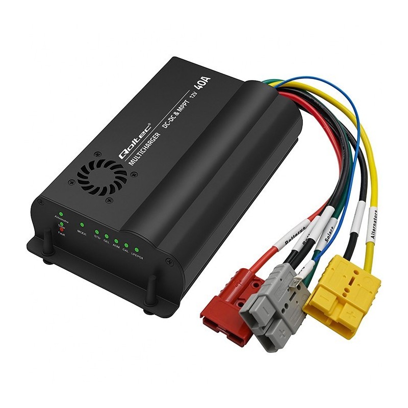 Automatyczna Ładowarka DC-DC 12V z regulatorem MPPT 40A LiFePO4 AGM GEL STD