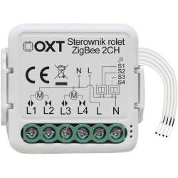 Moduł OXT mini sterownik 2 rolety ZigBee TUYA