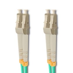 Qoltec 54082 kabel InfiniBand / światłowodowy 20 m LC Kolor Aqua