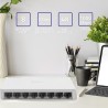 Qoltec 52248 łącza sieciowe Nie zarządzany Biały