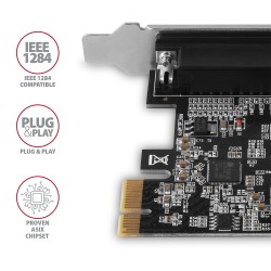 Axagon PCEA-P1N adapter Wewnętrzny Równoległy