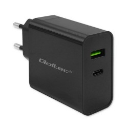 Qoltec 52378 ładowarka do urządzeń przenośnych Laptop, Przenośna konsola do gier, Power bank, Smartfon, Smartwatch, Tablet