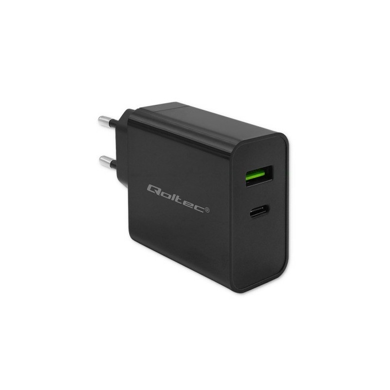 Qoltec 52378 ładowarka do urządzeń przenośnych Laptop, Przenośna konsola do gier, Power bank, Smartfon, Smartwatch, Tablet Qoltec 52378 ładowarka do urządzeń przenośnych Laptop, Przenośna konsola do gier, Power bank, Smartfon, Smartwatch, Tablet