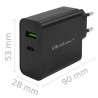 Qoltec 52378 ładowarka do urządzeń przenośnych Laptop, Przenośna konsola do gier, Power bank, Smartfon, Smartwatch, Tablet