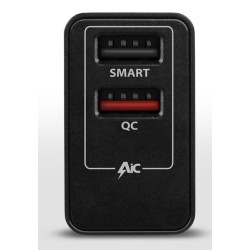 Axagon ACU-QS24 ładowarka do urządzeń przenośnych Smartfon Czarny Prąd przemienny Szybkie ładowanie Wewnętrzna