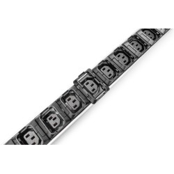 Digitus Basic IT PDU, 1-fazowy 16 A, 24 x C13, 3 x C19, kabel zasilający 3 m, wtyczka IEC 60309 16 A