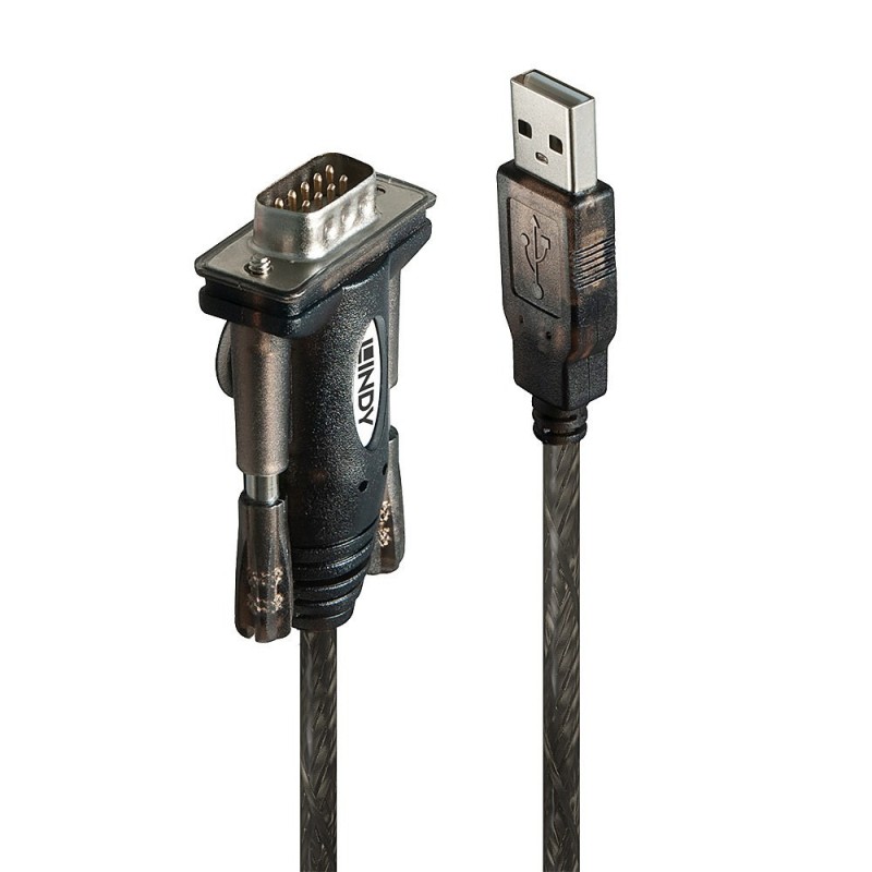Lindy 42855 kabel równoległy Szary, Przezroczysty 1,5 m USB Typu-A DB-9 Lindy 42855 kabel równoległy Szary, Przezroczysty 1,5 m USB Typu-A DB-9
