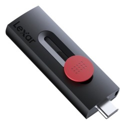 Lexar JumpDrive Dual Drive D300 pamięć USB 128 GB USB Type-A / USB Type-C 3.2 Gen 1 (3.1 Gen 1) Czarny