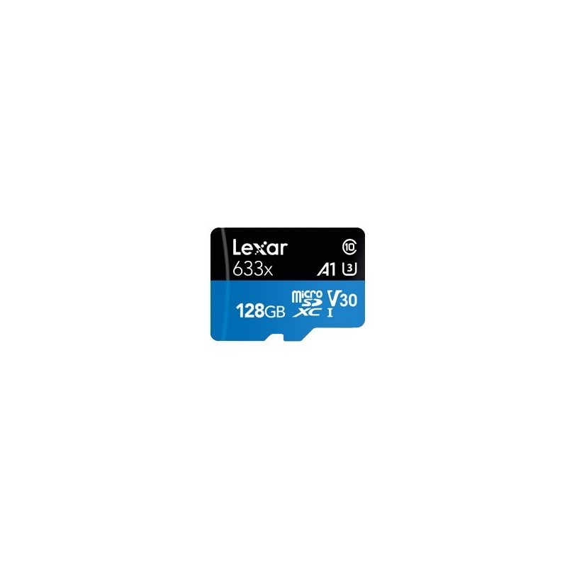 MEMORY MICRO SDXC 128GB UHS-I/W/ADAPTER LSDMI128BB633A LEXAR MEMORY MICRO SDXC 128GB UHS-I/W/ADAPTER LSDMI128BB633A LEXAR