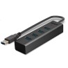 Lindy 43324 huby i koncentratory USB 3.2 Gen 1 (3.1 Gen 1) Type-A 5000 Mbit/s Czarny