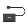 UNITEK uHUB Q4 USB 3.2 Gen 1 (3.1 Gen 1) Type-C 10000 Mbit/s Szary