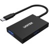 UNITEK uHUB Q4 USB 3.2 Gen 1 (3.1 Gen 1) Type-C 10000 Mbit/s Szary
