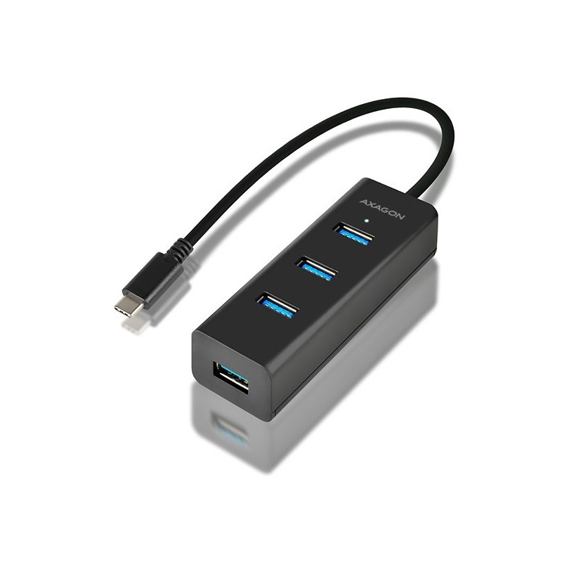 Axagon HUE-S2C huby i koncentratory USB 3.2 Gen 1 (3.1 Gen 1) Type-A 5000 Mbit/s Czarny Axagon HUE-S2C huby i koncentratory USB 3.2 Gen 1 (3.1 Gen 1) Type-A 5000 Mbit/s Czarny