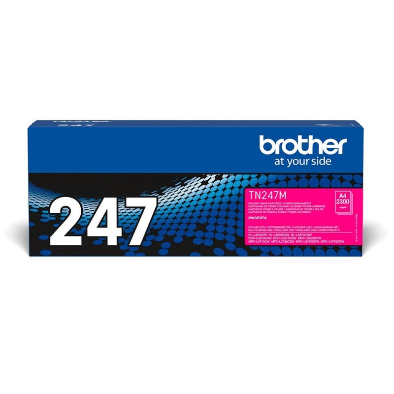 Toner Brother czerwony TN247M TN-247M, 2300 str. Toner Brother czerwony TN247M TN-247M, 2300 str.