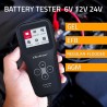 QOLTEC TESTER AKUMULATORA CYFROWY 3W1 Z LCD | 6V | 12V | 24V | 30AH-200AH