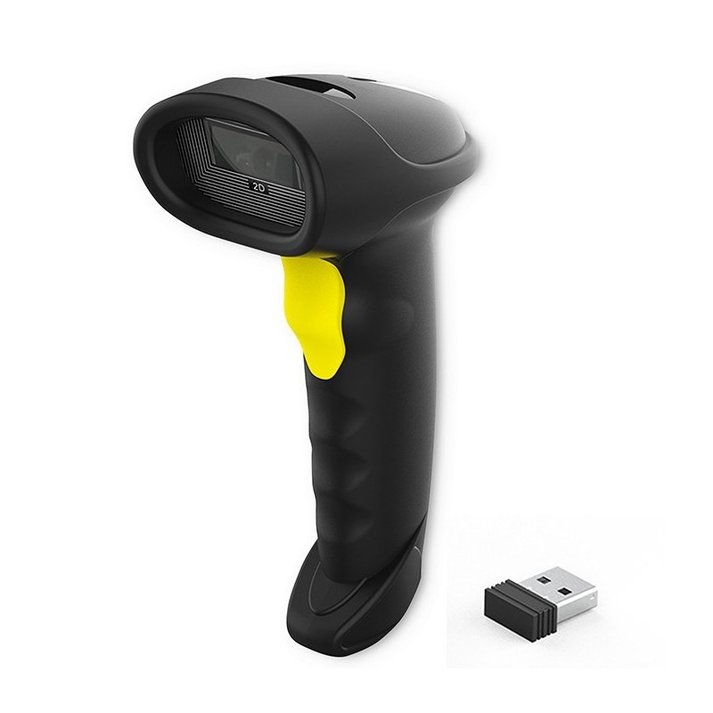 Qoltec Skaner czytnik kodów kreskowych i QR | 1D 2D | USB | Bluetooth