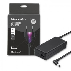 Qoltec 50068 adapter zasilający/ inwentor Wewnętrzna 65 W Czarny