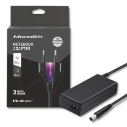 Qoltec 50069 adapter zasilający/ inwentor 65 W Czarny