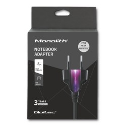 Qoltec 51115 adapter zasilający/ inwentor Wewnętrzna 65 W Czarny