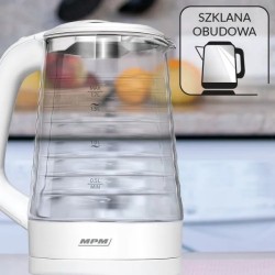 Szklany czajnik bezprzewodowy MPM MCZ-124
