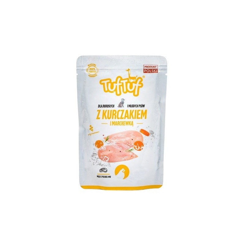 Tuf Tuf Saszetka mielonka z kurczakiem dla psa 300g