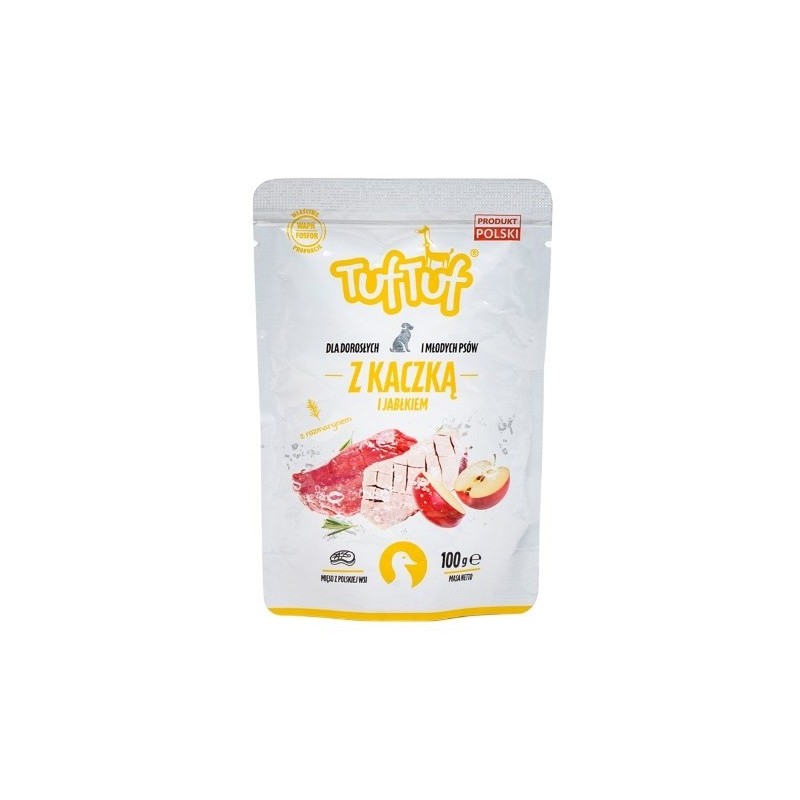 Tuf Tuf Saszetka mielonka z kaczką dla psa 100g