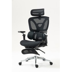 Ergonomiczny fotel biurowy ACTIVEJET YK848 czarny