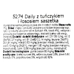 ALMO NATURE Daily Menu Tuńczyk z łososiem - mokra karma dla kota - saszetka 70 g