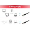 Equip 606110 kabel sieciowy Czarny 20 m Cat6a S/FTP (S-STP)