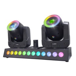 LIGHT4ME CLONE 1 efekt świetlny LED RGBW 2x głowic