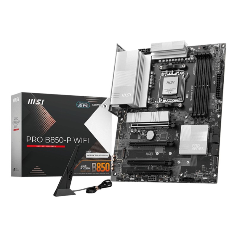 MSI PRO B850-P WIFI płyta główna AMD B850 Gniazdo AM5 ATX