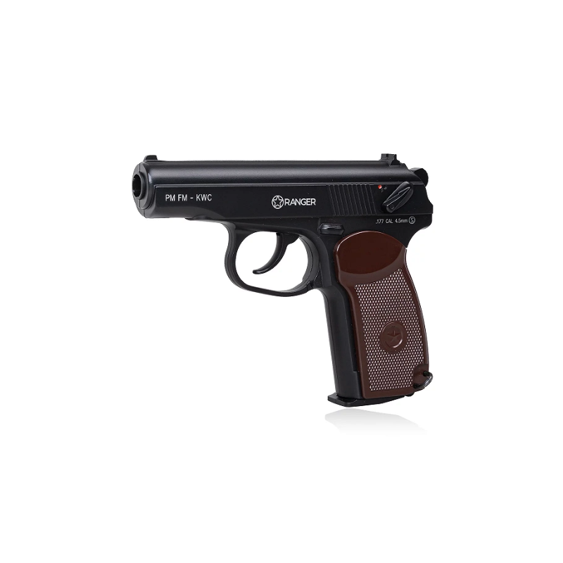 Wiatrówka pistolet RANGER PM FM KWC kal. 4,5 BBs 18 strz. FULL METAL CO2 (AAKCMD441AZB) Wiatrówka pistolet RANGER PM FM KWC kal. 4,5 BBs 18 strz. FULL METAL CO2 (AAKCMD441AZB)