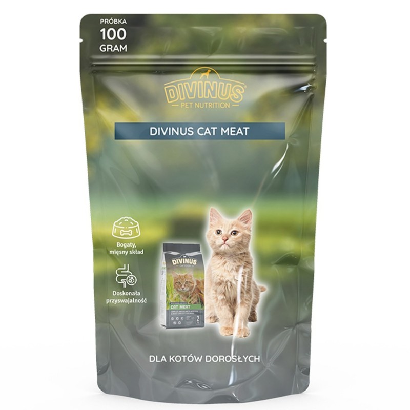 DIVINUS Cat Meat - sucha karma dla kota - 100 g DIVINUS Cat Meat - sucha karma dla kota - 100 g