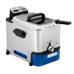 Frytkownica Tefal FR8040, pojemność 3,5l, kolor Schwarz, stal nierdzewna, moc 2300W, wymiary 34,8 cm x 46,4 cm