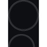 Whirlpool AKT 801/NE płyta kuchenna Czarny Wbudowany 58 cm Płyta ceramiczna 4 stref(y)