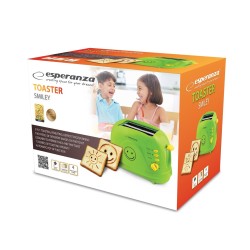Toster Esperanza SMILEY EKT003 (750W kolor zielony)