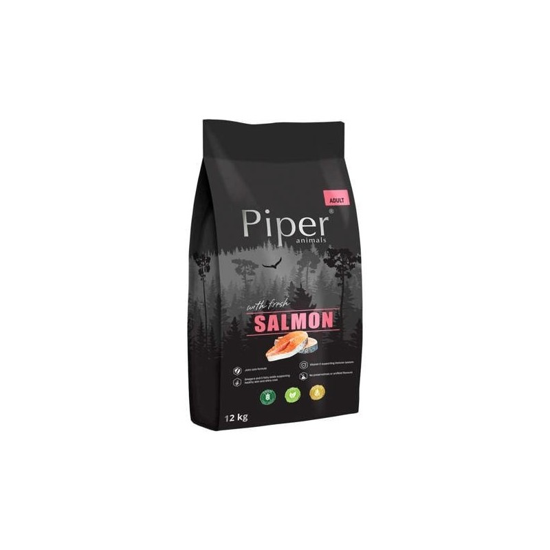 DOLINA NOTECI Piper Animals z łososiem - sucha karma dla psa - 12 kg