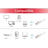 Equip 606010 kabel sieciowy Biały 20 m Cat6a S/FTP (S-STP)